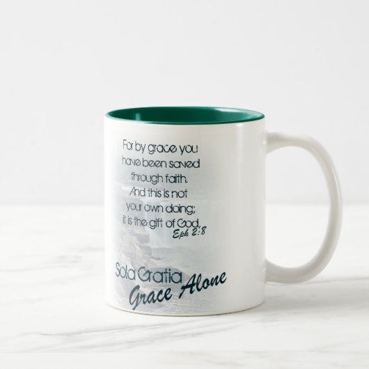 Tasse 2 Couleurs Sola Gratia/seule grâce (Droit)