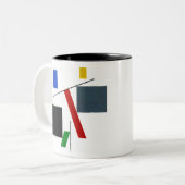 Tasse 2 Couleurs Solde d'arête de Sophie Taeuber (Devant gauche)