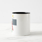 Tasse 2 Couleurs Solde d'arête de Sophie Taeuber (Centre)