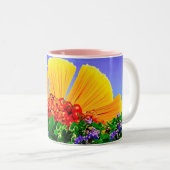 TASSE 2 COULEURS SOLEIL ALA CARTE ! (Devant droit)