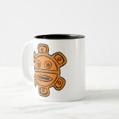Tasse 2 Couleurs Soleil de Taino (Devant gauche)