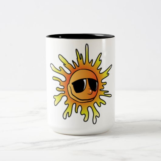 Tasse 2 Couleurs SOLEIL D'ÉTÉ cool (Centre)
