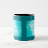 Tasse 2 Couleurs Soleil d'hiver et neige "Bénédiction d'hiver" (Centre)