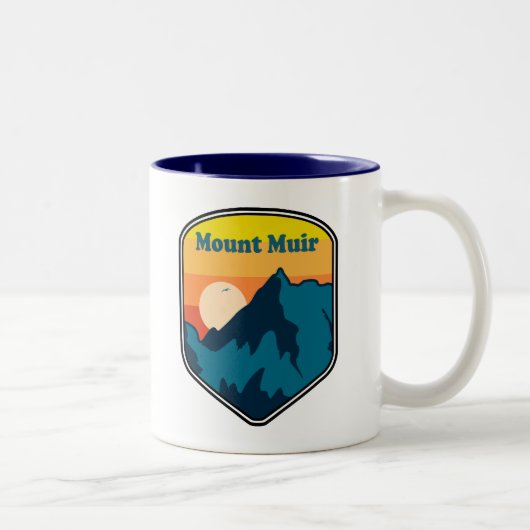 Tasse 2 Couleurs Soleil du mont Muir California (Droit)