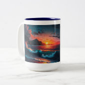 TASSE 2 COULEURS SOLEIL ISLAND #1 (Devant gauche)