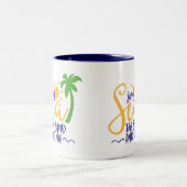 Tasse 2 Couleurs Soleil, Mer, Le sable et moi (Centre)