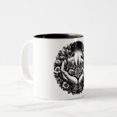 Tasse 2 Couleurs Solidarité avec l'Ukraine (Devant gauche)