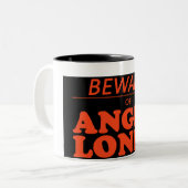 Tasse 2 Couleurs solitaire fâché (Devant gauche)