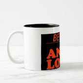 Tasse 2 Couleurs solitaire fâché (Gauche)