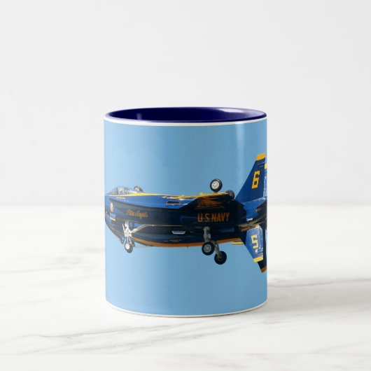 Tasse 2 Couleurs Solo d'anges bleus - le Fortus (Centre)