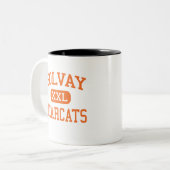 Tasse 2 Couleurs Solvay - Bearcats - lycée - Solvay New York (Devant gauche)