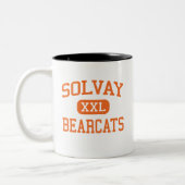 Tasse 2 Couleurs Solvay - Bearcats - lycée - Solvay New York (Gauche)