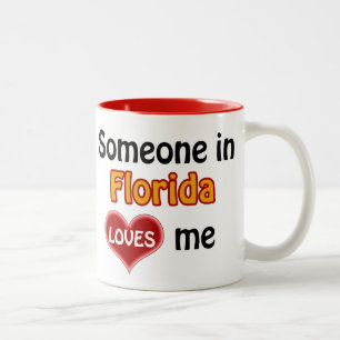 Tasse 2 Couleurs Someone en Floride loves me