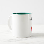 Tasse 2 Couleurs Someone in Namibia loves Me (Devant gauche)