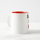 Tasse 2 Couleurs Someone in Slovenia loves Me (Devant gauche)