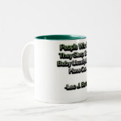 Tasse 2 Couleurs Sommeil comme un bébé ? (Devant gauche)