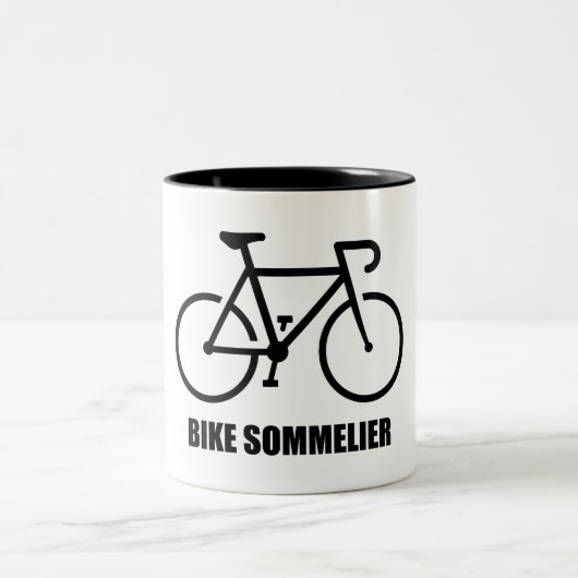 Tasse 2 Couleurs Sommelier de vélo (Centre)
