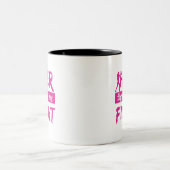 Tasse 2 Couleurs Son Combat Est Mon Combat (Centre)