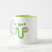 Tasse 2 Couleurs Son Serpent (Devant gauche)