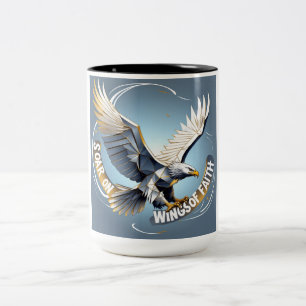 Tasse 2 Couleurs Sonnez sur les ailes de la foi
