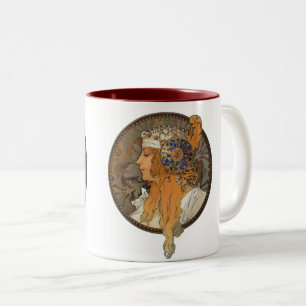 Tasse 2 Couleurs Sophia par Alphonse Mucha