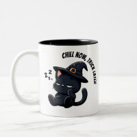 Sorcier Chat Endormi Zzz Halloween