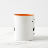 Tasse 2 Couleurs Sorcière de base Halloween moderne (Centre)