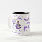 Tasse 2 Couleurs Sorcières brasser Cocktail Halloween (Devant gauche)