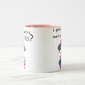 Tasse 2 Couleurs Sortir de l'humour de lit (Centre)