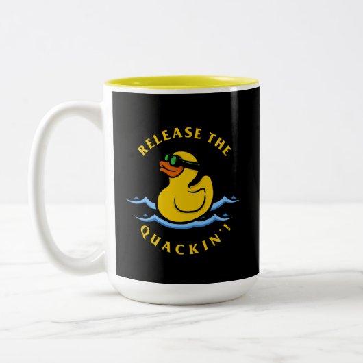 Tasse 2 Couleurs Sortir Le Quackin' (Gauche)