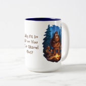 Tasse 2 Couleurs Sortir Sasquatch (Devant droit)