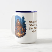 Tasse 2 Couleurs Sortir Sasquatch (Devant gauche)