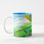 Tasse 2 Couleurs Soufflement dans le vent (Gauche)