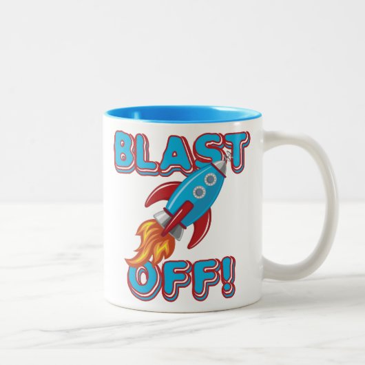Tasse 2 Couleurs Soufflez le bateau de Rocket (Droit)