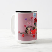 Tasse 2 Couleurs Sougar Glider Valentine (Devant gauche)