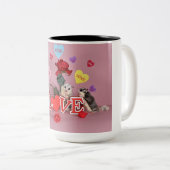 Tasse 2 Couleurs Sougar Glider Valentine (Devant droit)