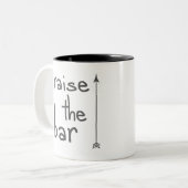 Tasse 2 Couleurs Soulevez la barre (Devant gauche)