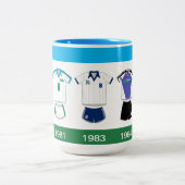 Tasse 2 Couleurs Sounders Jersey History (Centre)