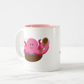 Tasse 2 Couleurs Soupe d'octopus (Devant gauche)