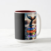 Tasse 2 Couleurs Source D'Encouragement À L'Humanité (Devant droit)