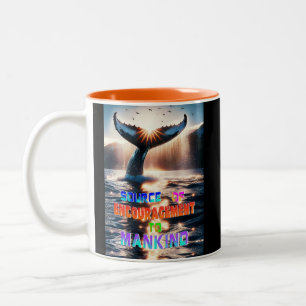 Tasse 2 Couleurs Source D'Encouragement À L'Humanité