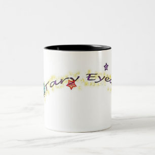 Tasse 2 Couleurs sourd yeux simplifié mug2