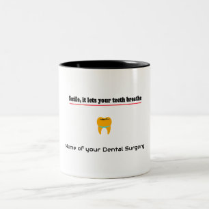 Tasse 2 Couleurs Souriez, que vos dents respirent