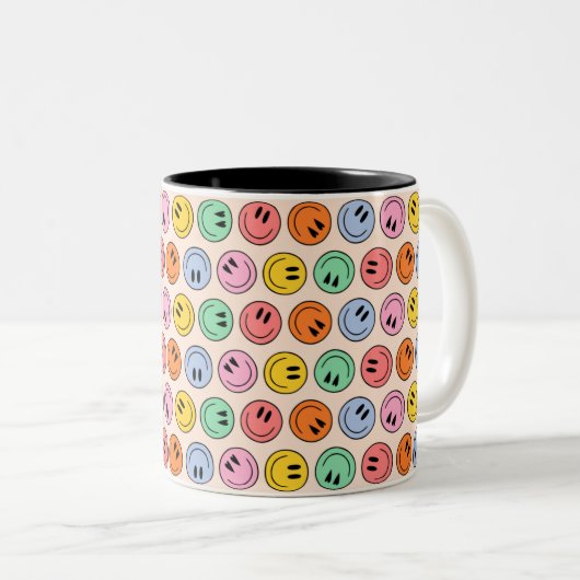 Tasse 2 Couleurs Sourire (Devant droit)