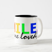 TASSE 2 COULEURS SOURIRE (Devant droit)