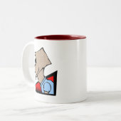 Tasse 2 Couleurs Sourire (Devant gauche)