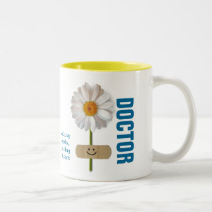Tasse 2 Couleurs Sourire Daisy Docteur Appréciation Cadeau personn