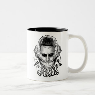 Tasse 2 Couleurs Sourire de joker du peloton   de suicide