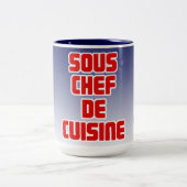 TASSE 2 COULEURS SOUS - CHEF DE CUISINE (Centre)