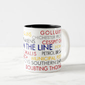 Tasse 2 Couleurs Sous La Ligne (Devant droit)